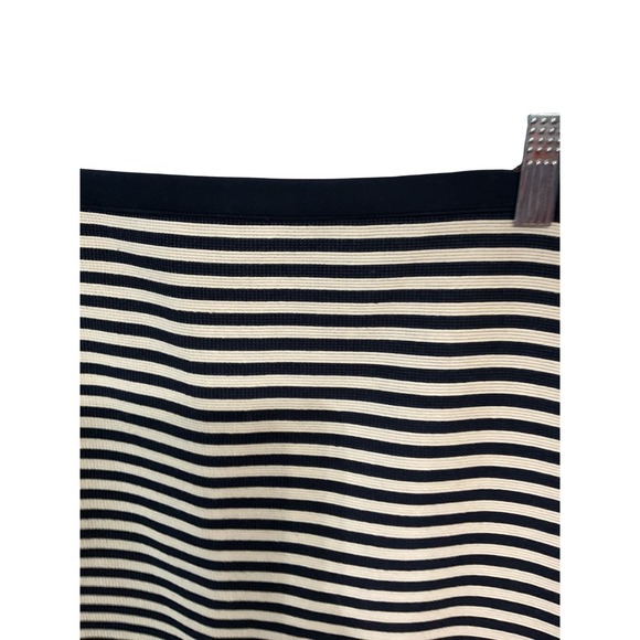 Loft Striped Skirt - Black and Beige - Career Wear - Size 14 - Picture 2 of 8